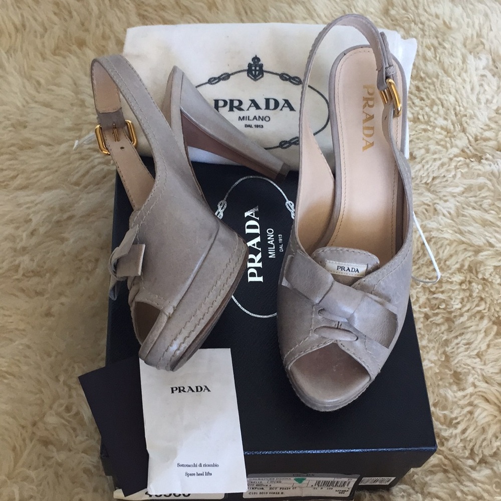 Prada platform heels-add some height:-)